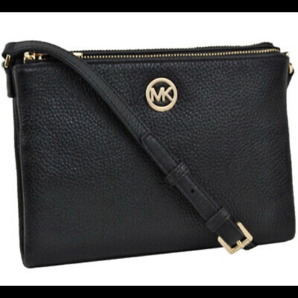 Michael Kors black crossbody purse